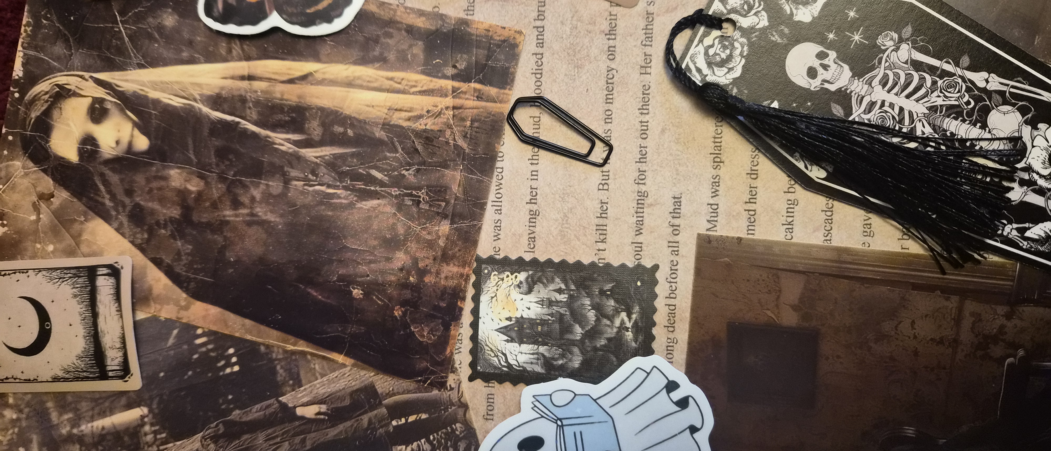 The Underworld Mail bundle arranged with stationery details